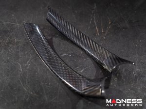 Alfa Romeo Stelvio Steering Wheel Trim - Carbon Fiber - Pre '20 models - Feroce Carbon Alfa Romeo Stelvio Steering Wheel Trim - Carbon Fiber - Pre '20 models - Feroce Carbon